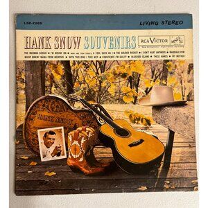 Hank Snow Souvenirs Vinyl LP Album RCA Victor LSP-2285 Country 1961 Pre-Owned